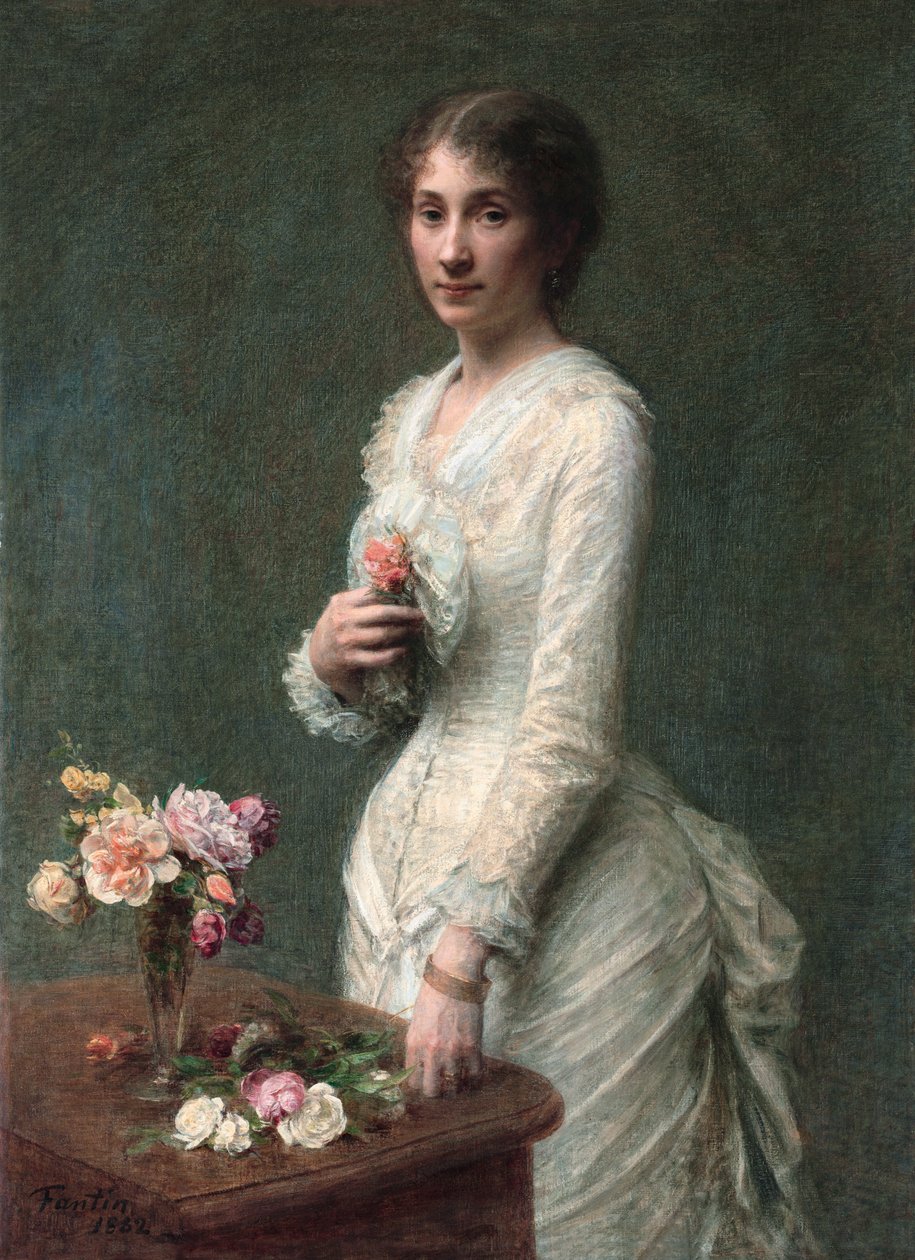 Fru Lerolle af Ignace Henri Jean Fantin Latour