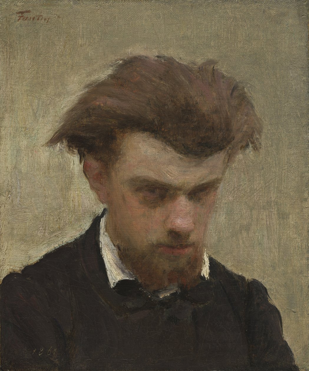 Selvportræt af Ignace Henri Jean Fantin Latour