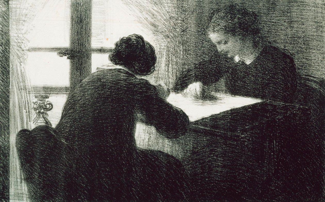 Brodererne af Ignace Henri Jean Fantin Latour