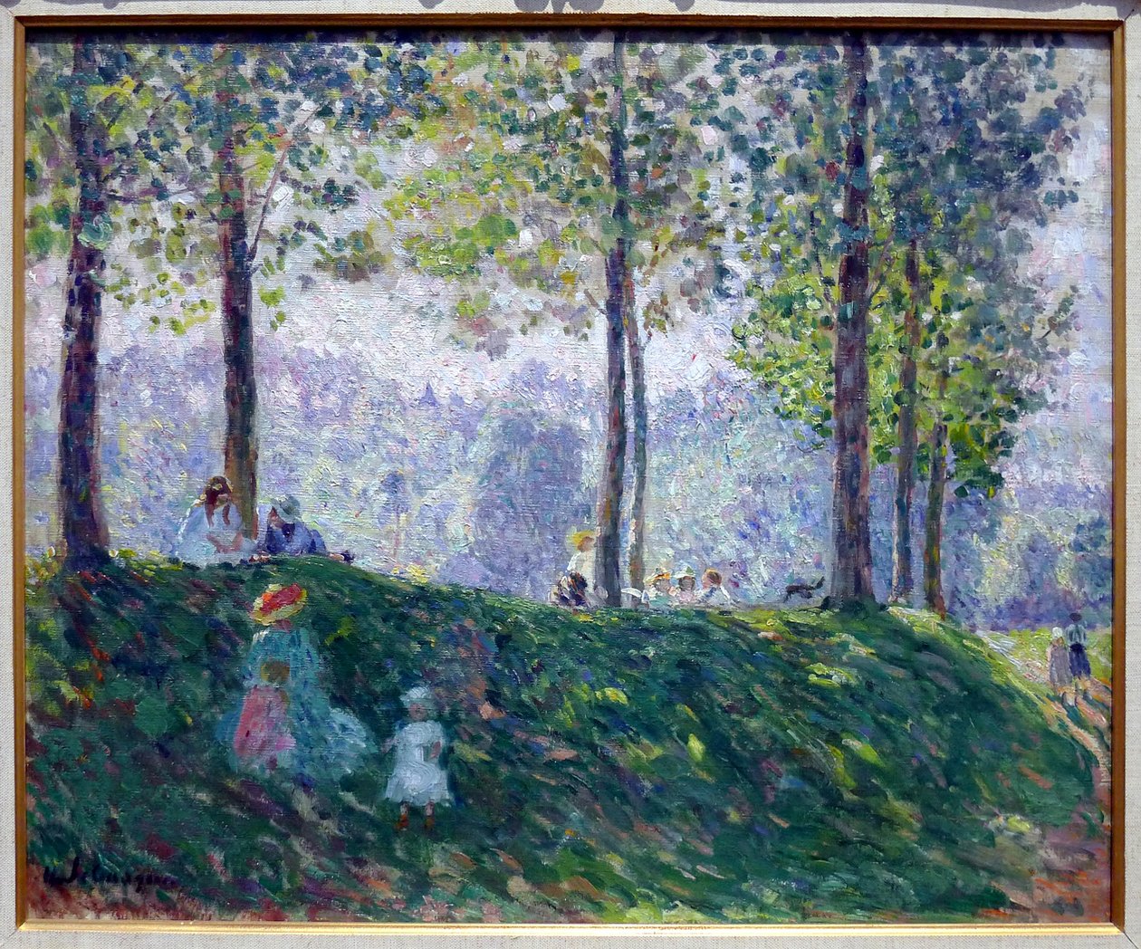 En eftermiddag i parken. af Henri Lebasque
