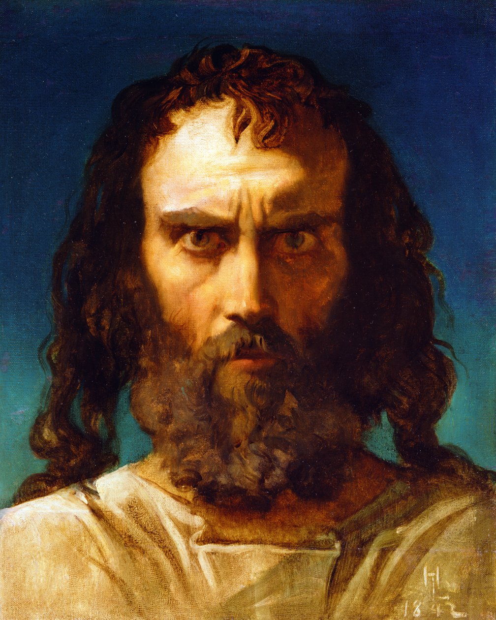 En hellig, 1842 af Henri Lehmann
