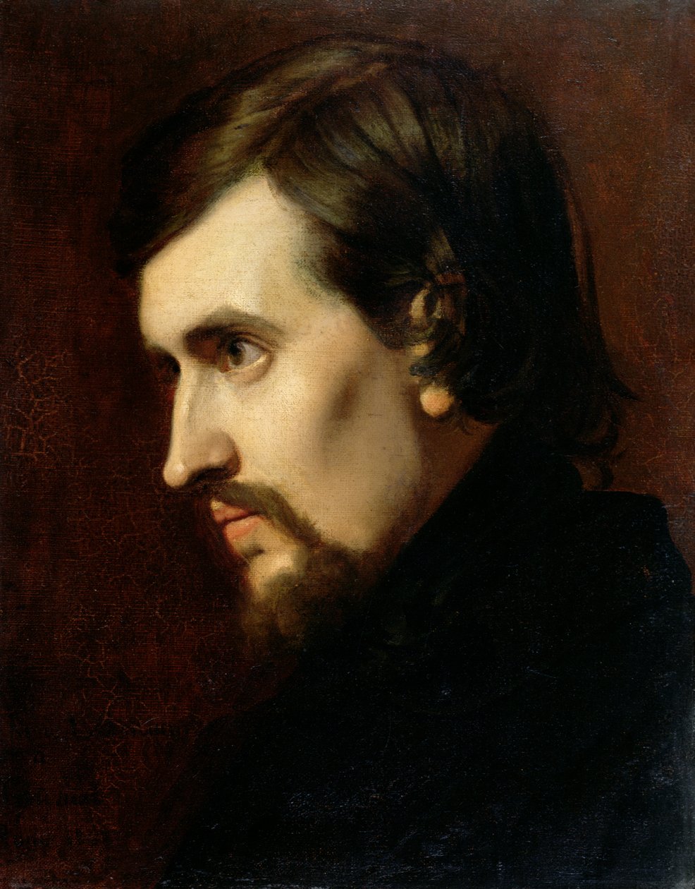 Portræt af Charles-Francois Gounod (1818-93) 1841 af Henri Lehmann
