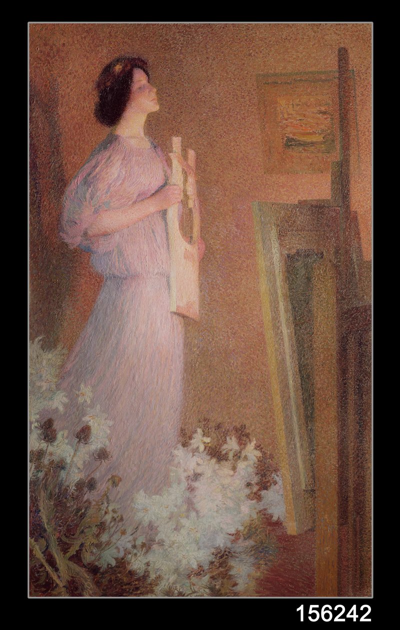 Malerens muse, ca. 1900 af Henri Martin