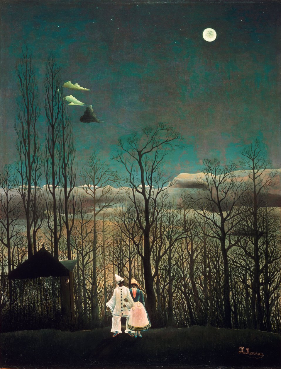 Karneval aften af Henri Rousseau