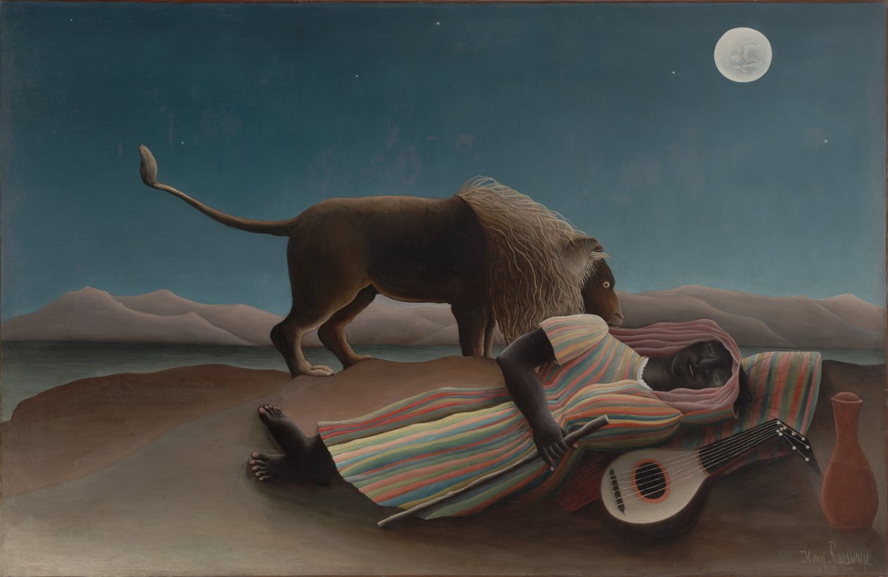 Den sovende boheme af Henri Rousseau