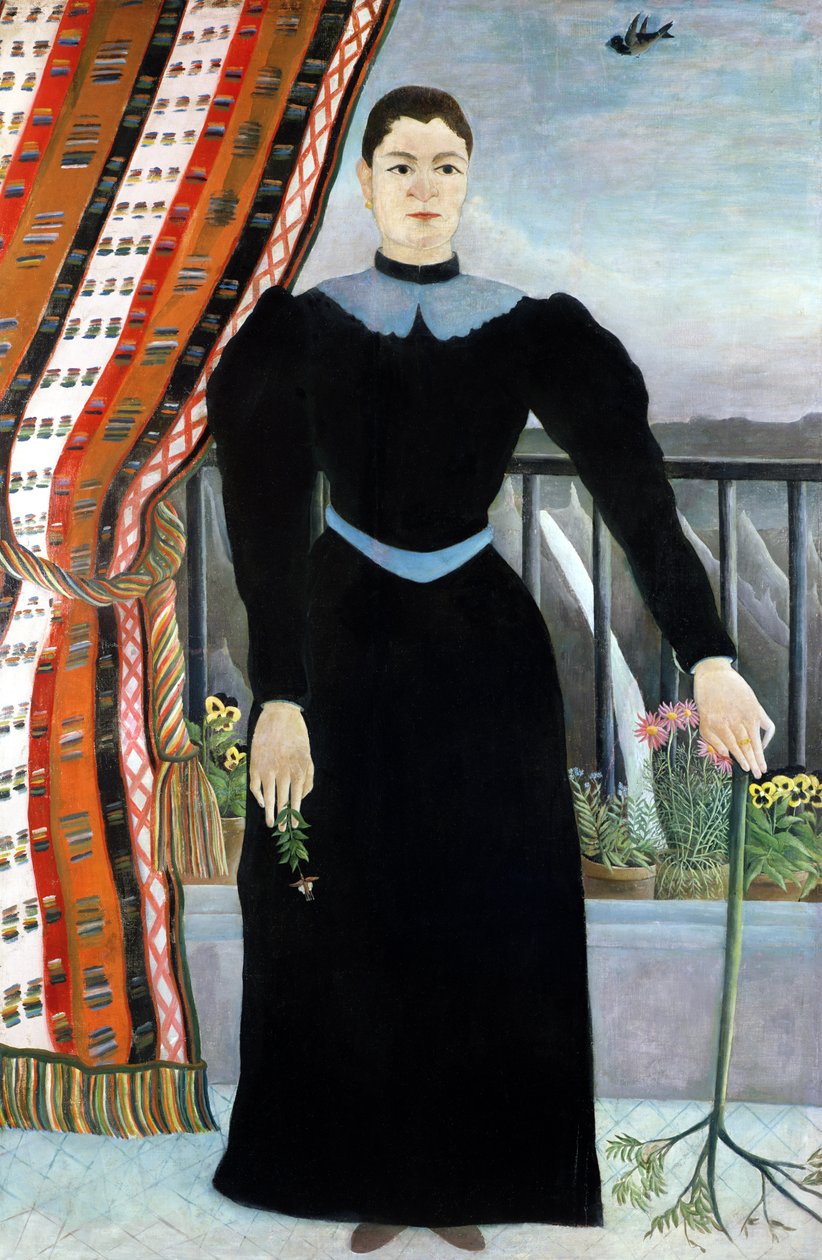 Portræt af en kvinde, 1895 af Henri Rousseau