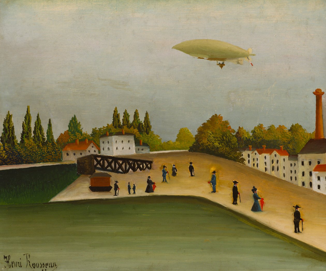 Quai dIvry af Henri Rousseau