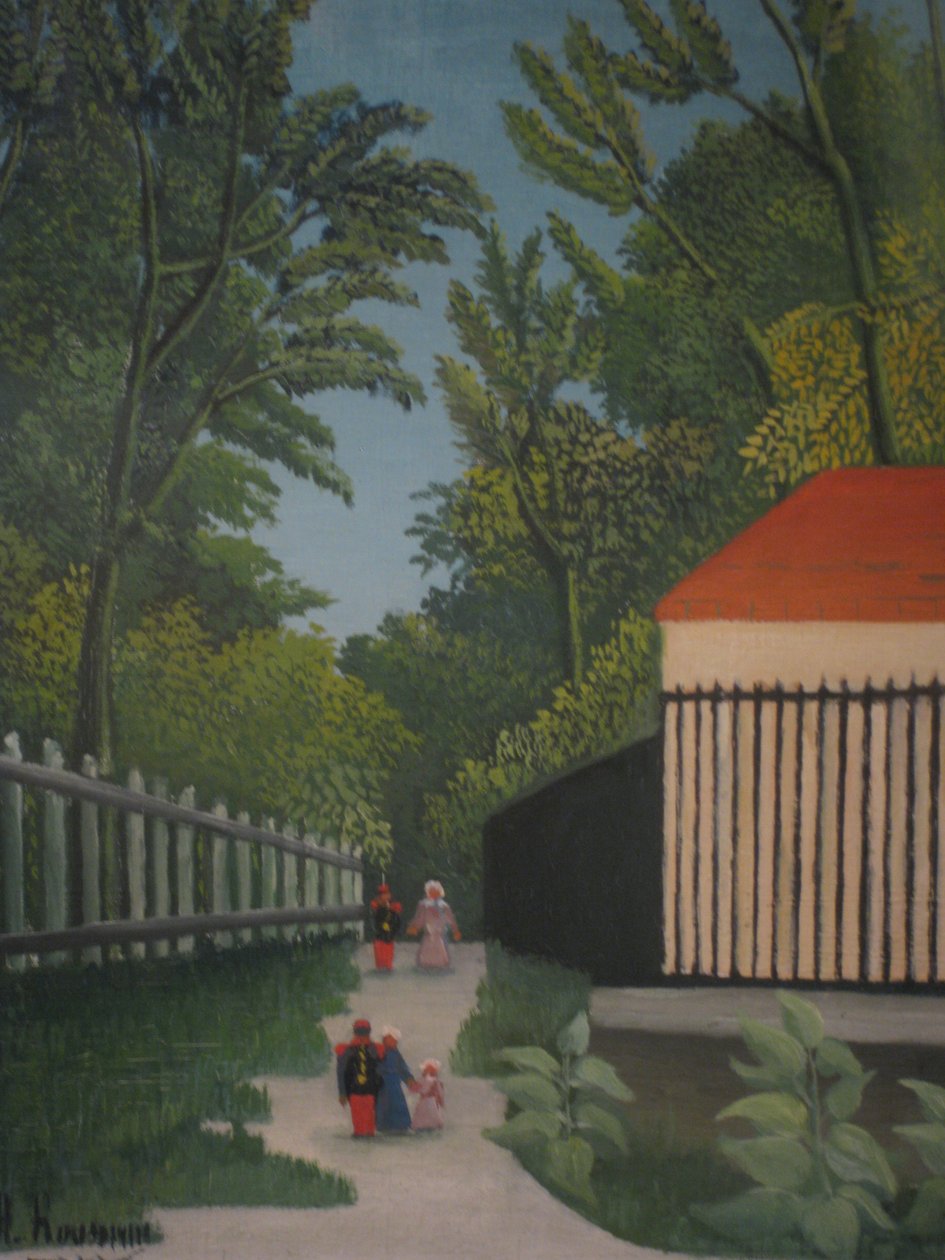 Udsigt over Montsouris Park af Henri Rousseau