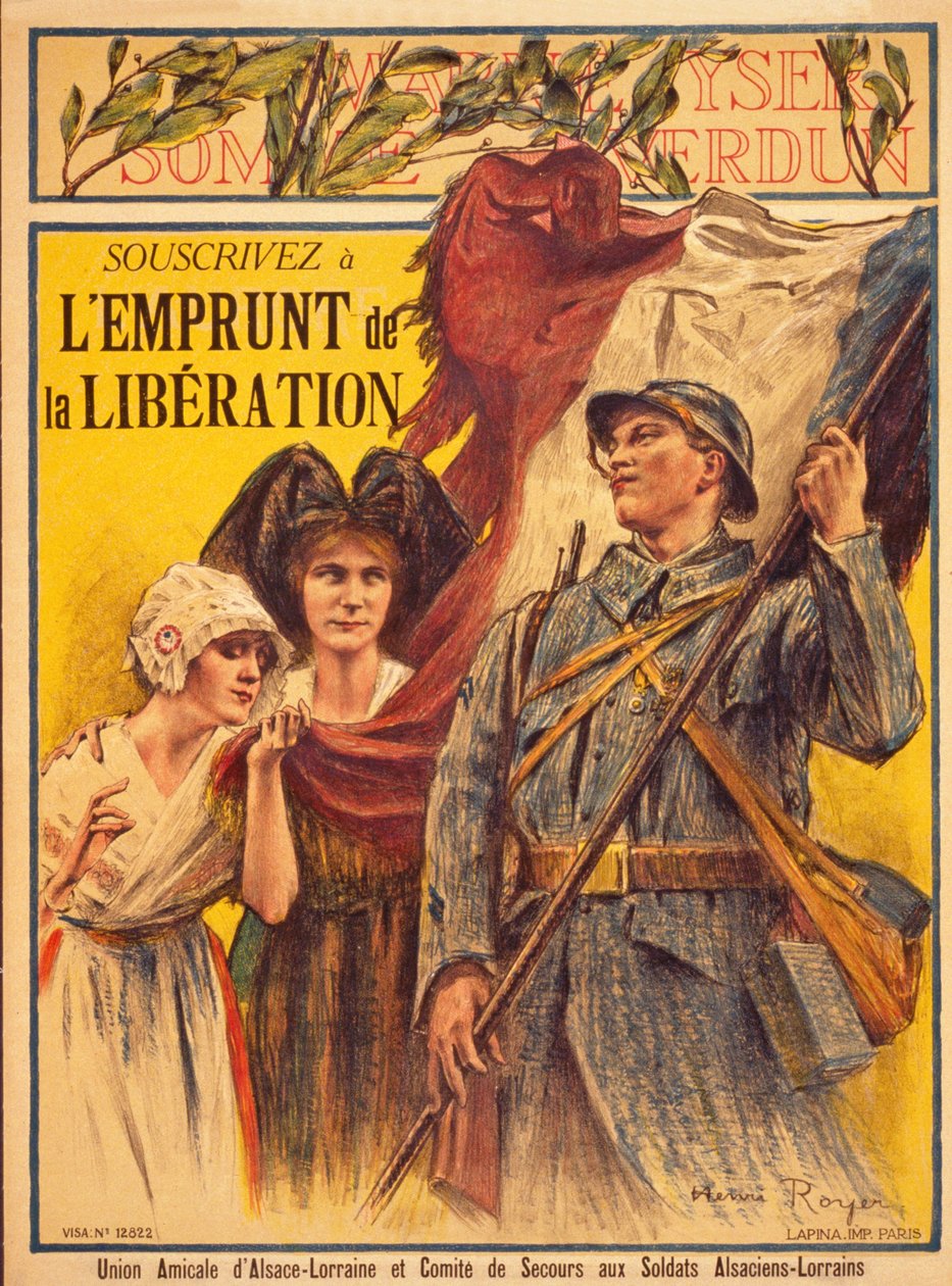 Tegn på Befrielseslånet, c.1917 af Henri Royer