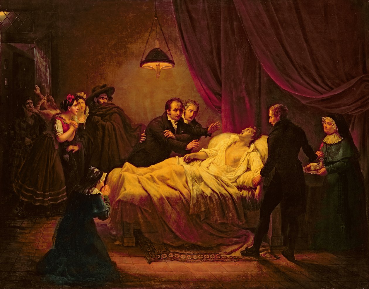 Mazets død, 1821 af Henri Serrur
