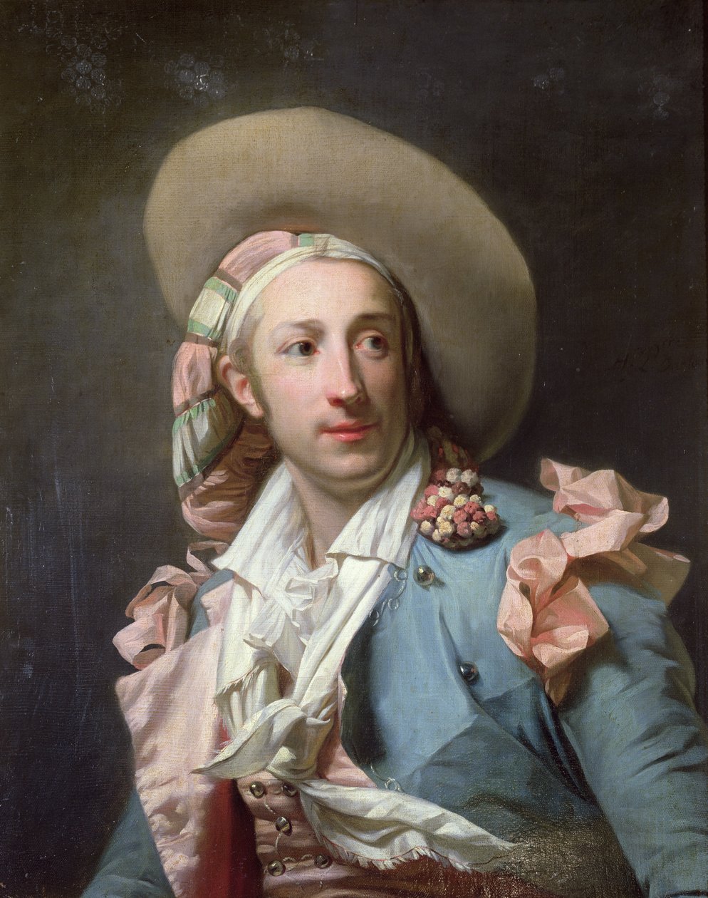 Skuespilleren Thenard i rollen som Figaro af Henri Pierre Danloux