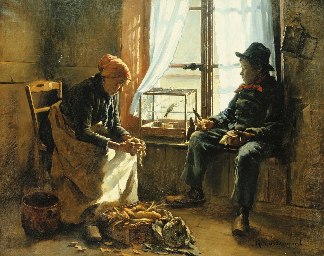 Vintersol; vintersol, af Henri Adolphe Laissement