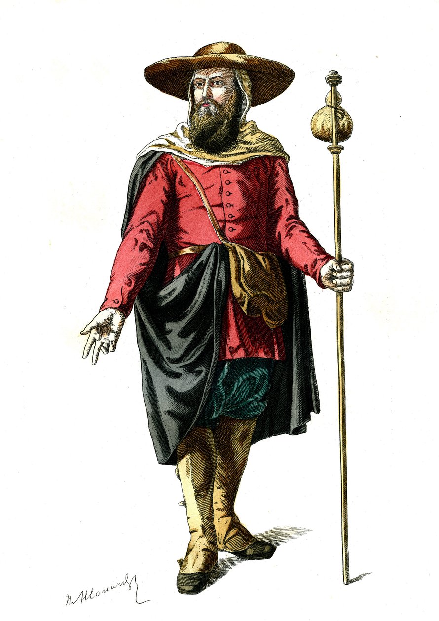 Den forbipasserende Pilgrim af Henri Allouard