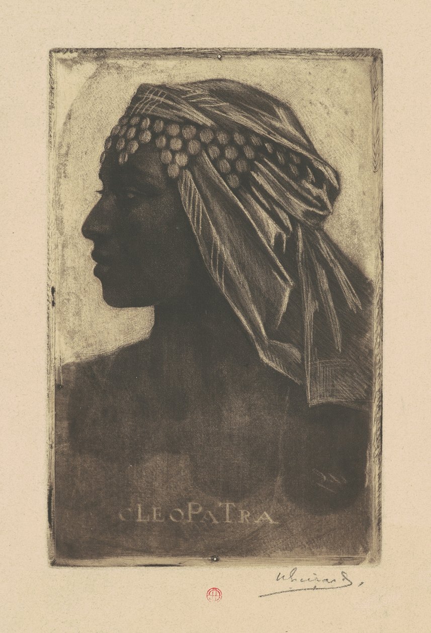 Kleopatra af Henri Charles Guérard