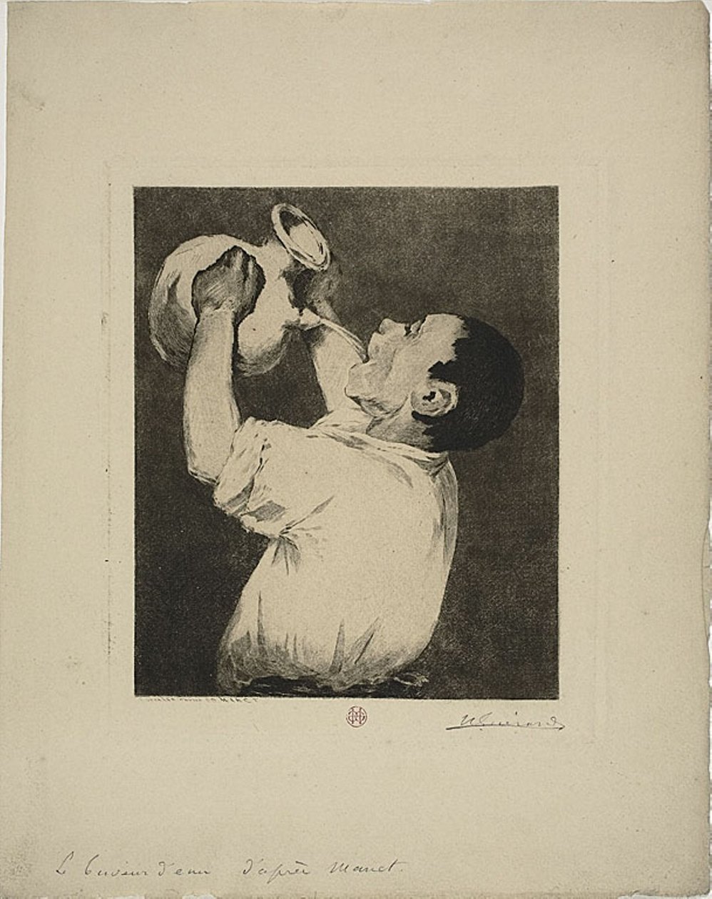 Vanddrikkeren af Henri Charles Guérard