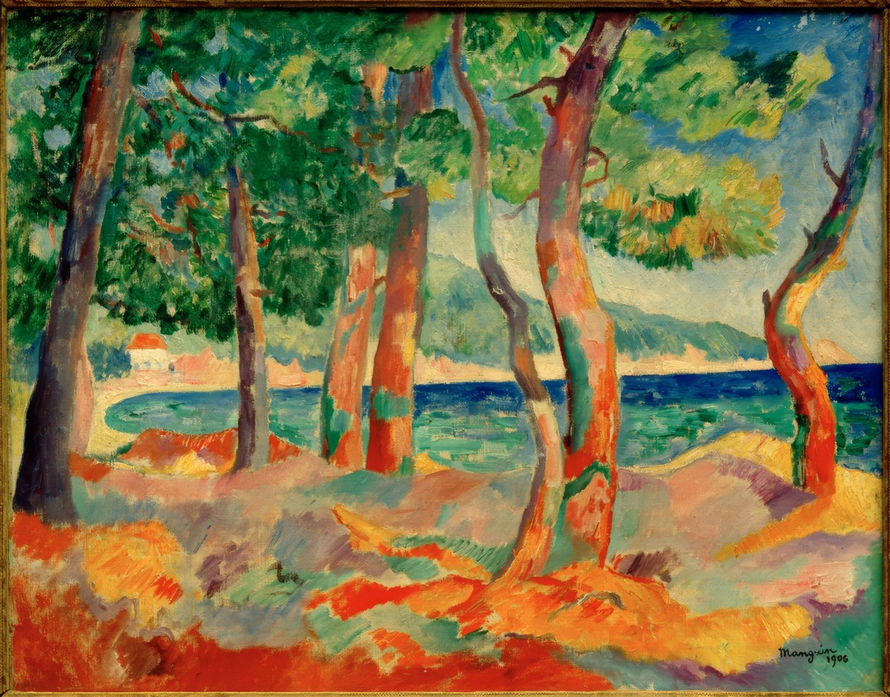 Fyrreskoven ved Cavalière af Henri Charles Manguin