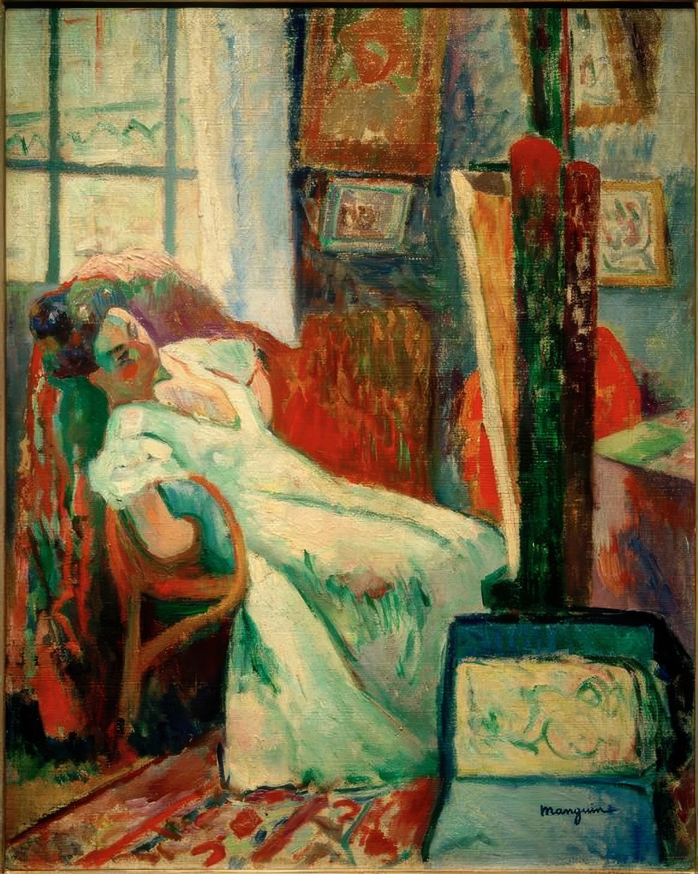 Modellens hvile (Jeanne) af Henri Charles Manguin