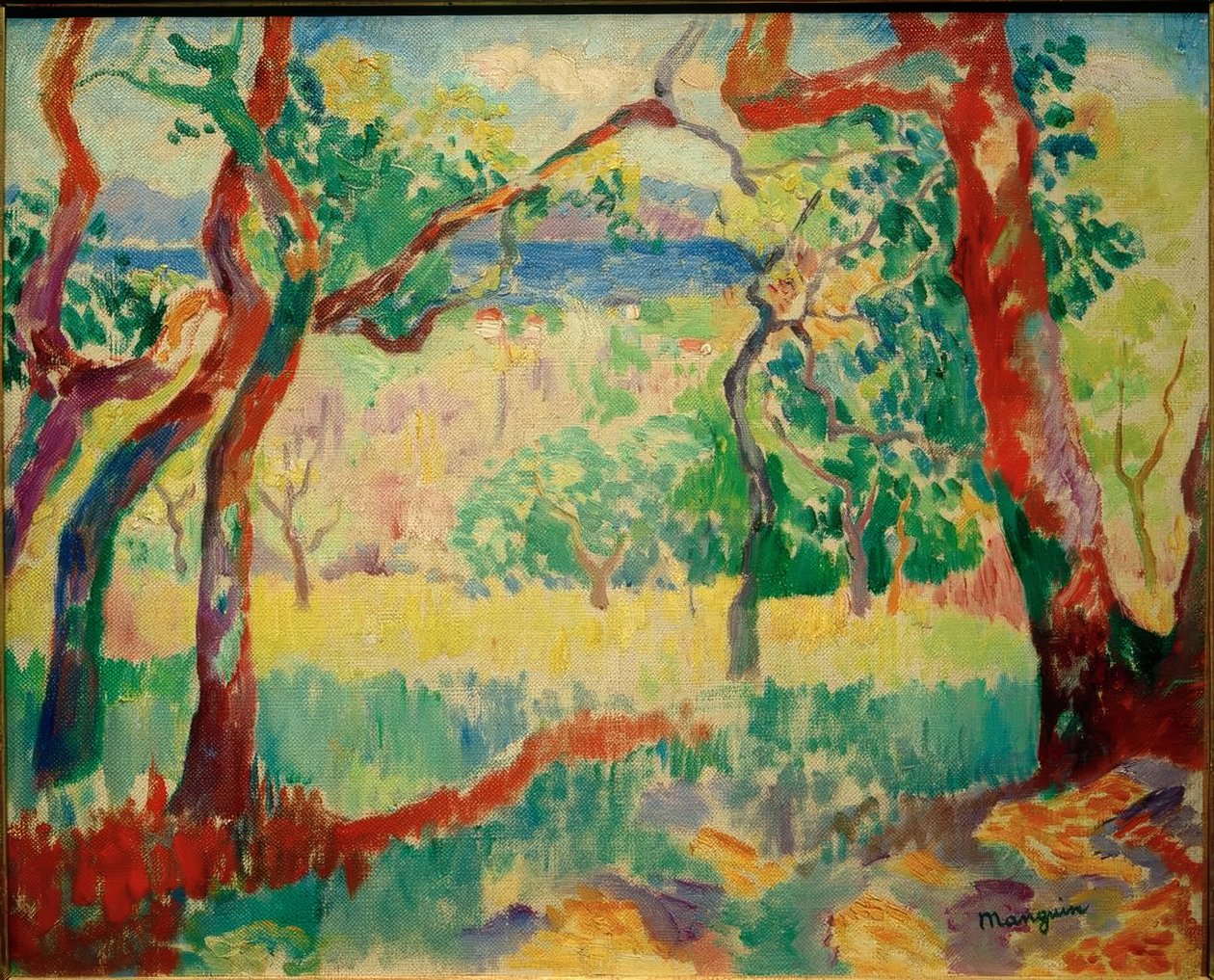 Le Vallon, Villa Demière af Henri Charles Manguin
