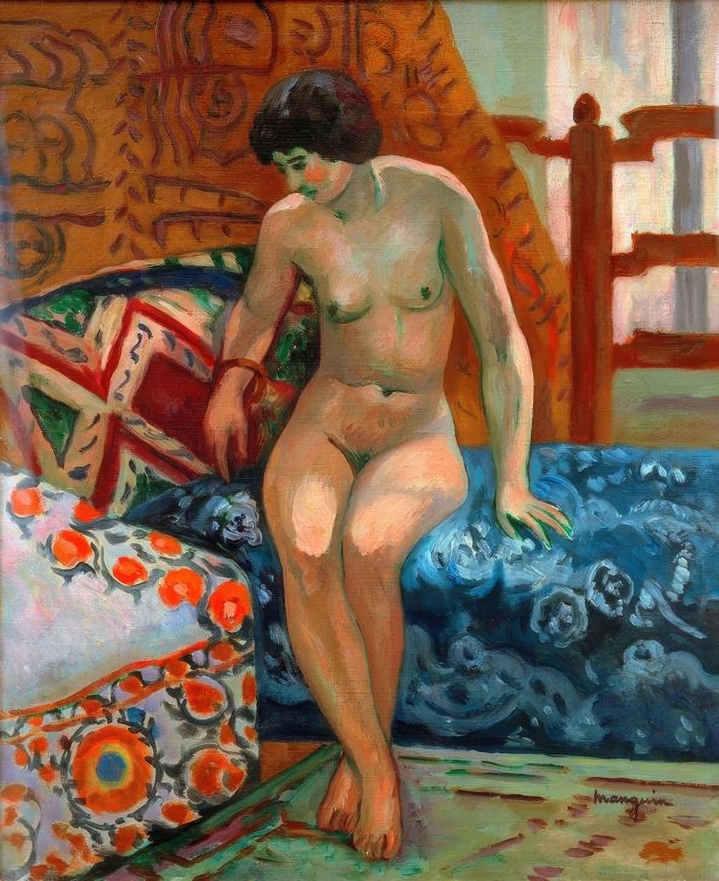 Nøgen i det osmanniske af Henri Charles Manguin