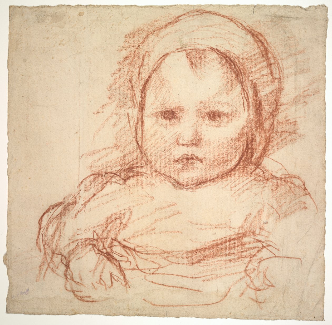 Portræt af et spædbarn, 1800-1900-tallet. af Henri Cros
