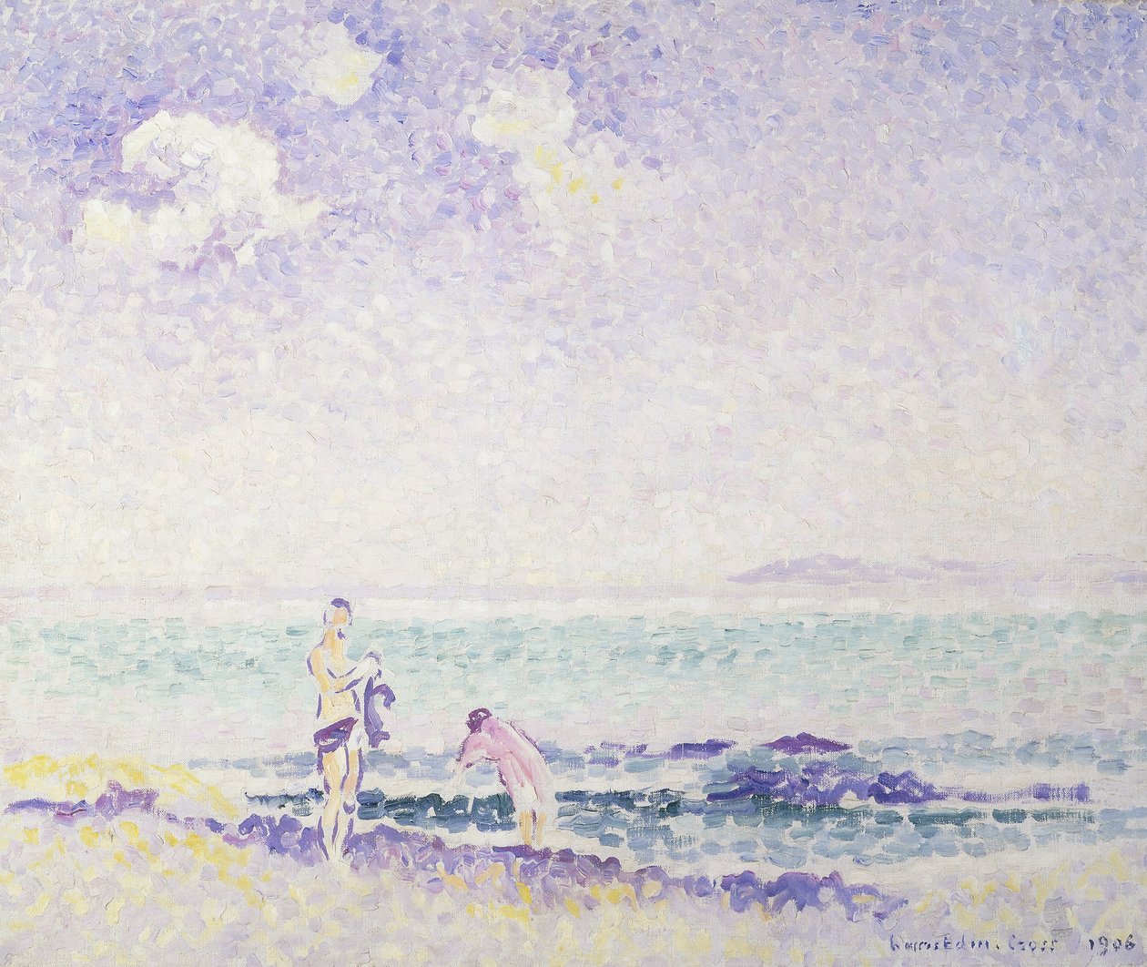 Badende; Badende, 1906 af Henri Edmond Cross