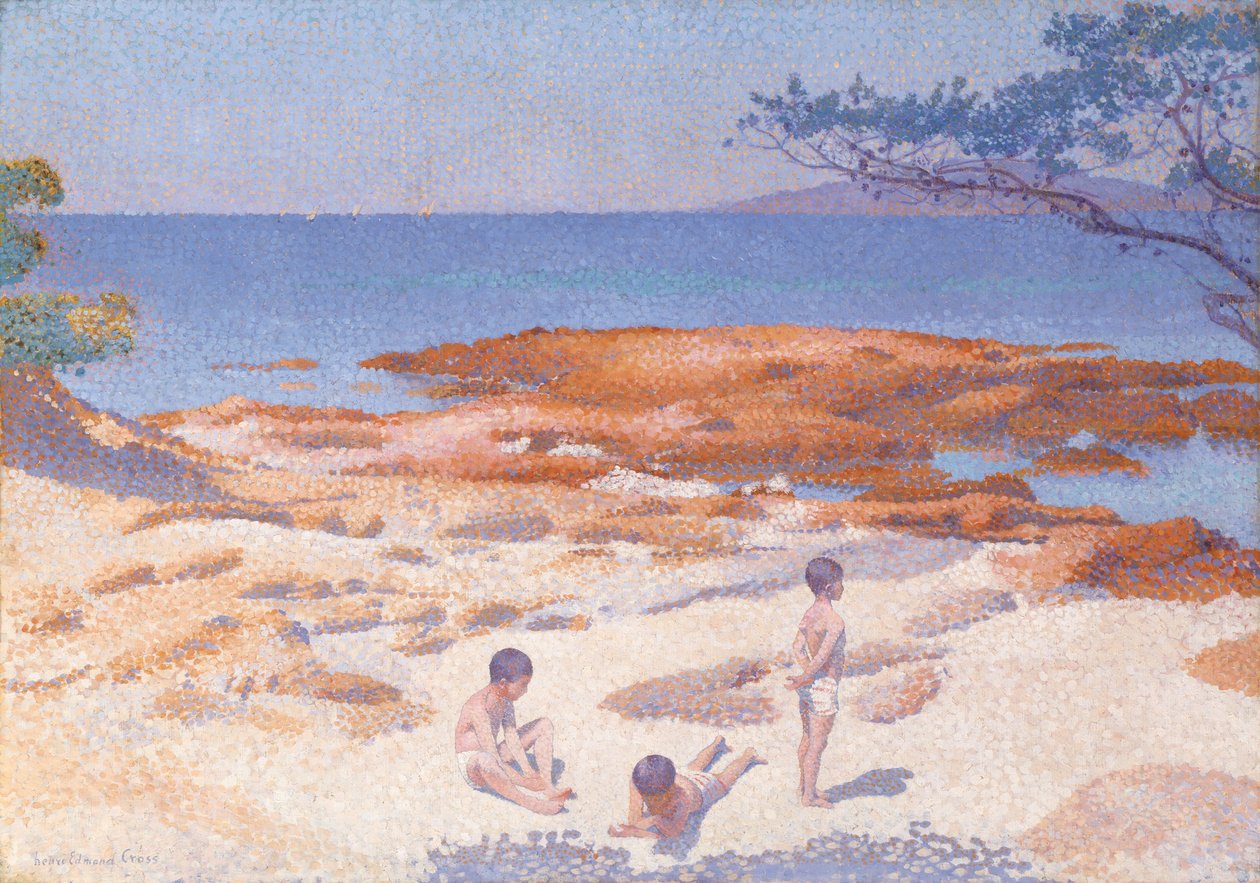 Strand ved Cabasson (Baigne-Cul) af Henri Edmond Cross