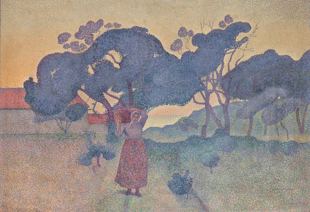 Aftengården, 1893. af Henri Edmond Cross