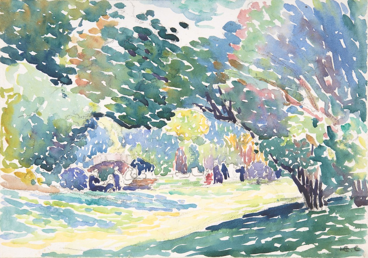 Landskab, ca. 1904. af Henri Edmond Cross