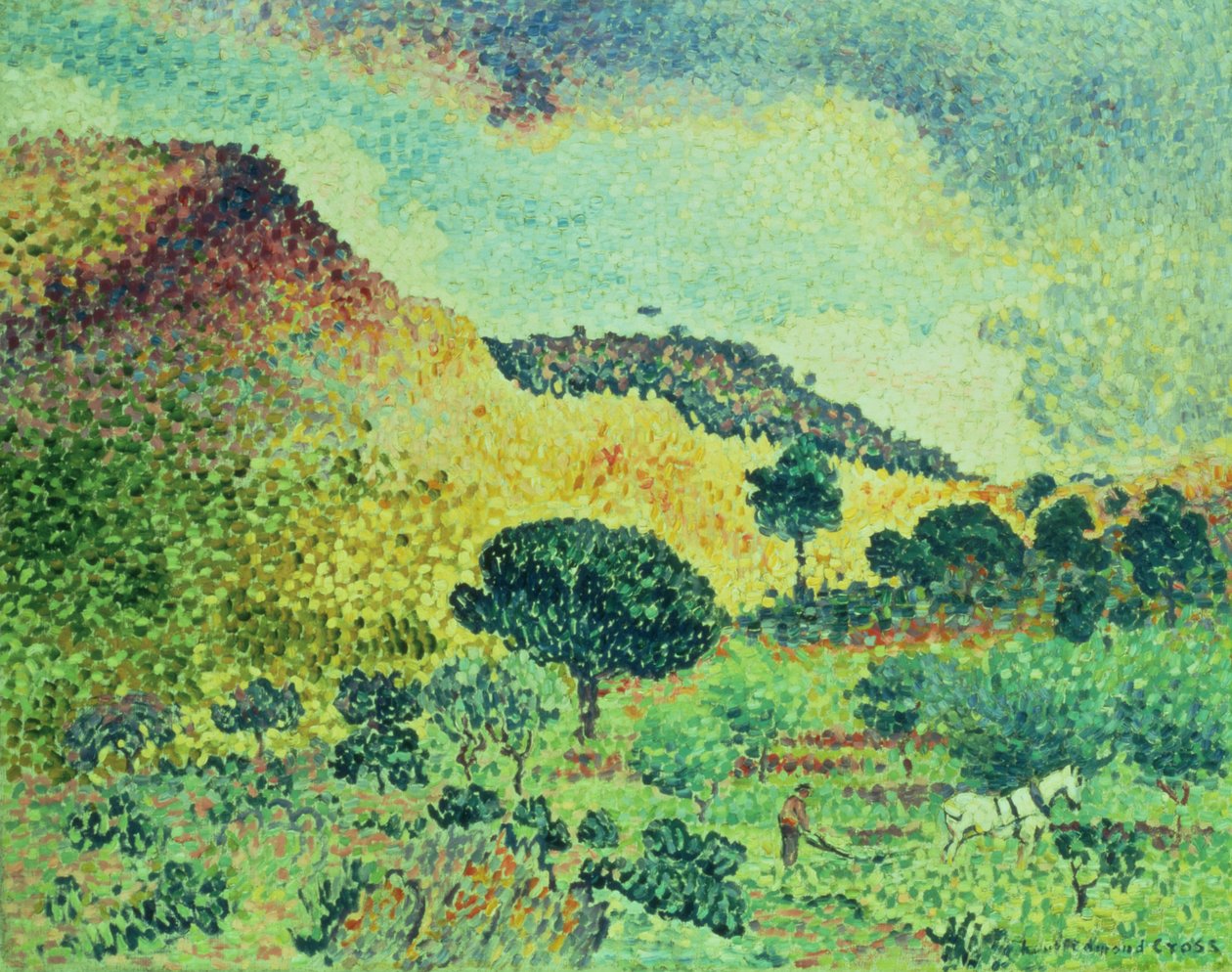Mauresbjergene, 1906-07 af Henri Edmond Cross