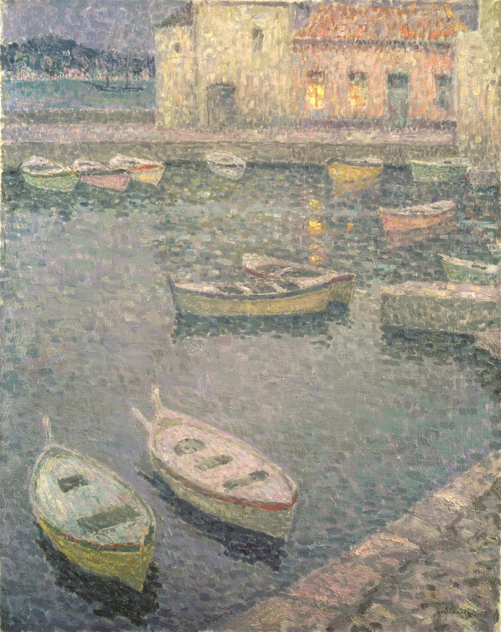 Villefranche sur mer af Henri Eugene Augustin Le Sidaner