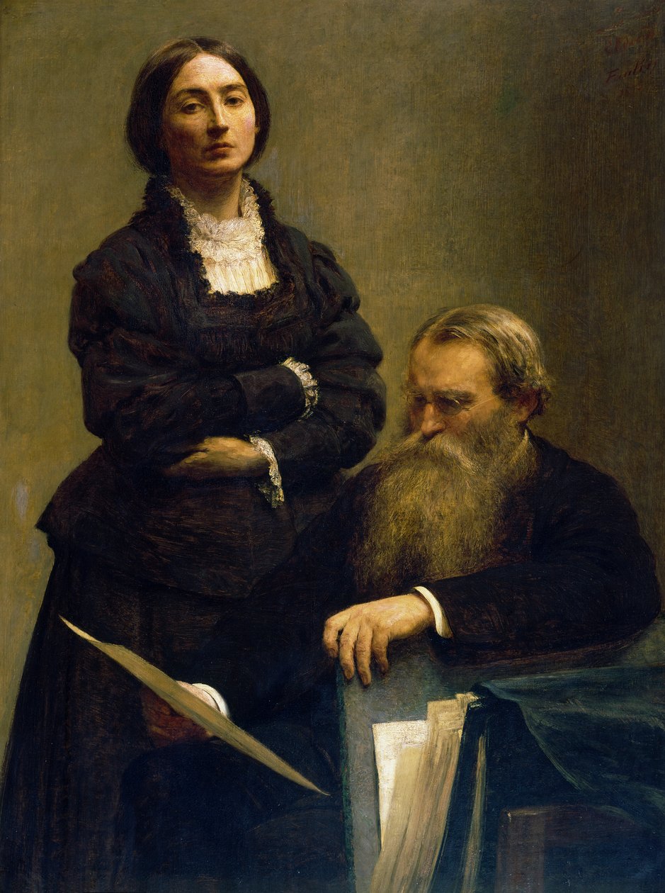 Portræt af M. og Mme Edwards af Ignace Henri Jean Fantin Latour