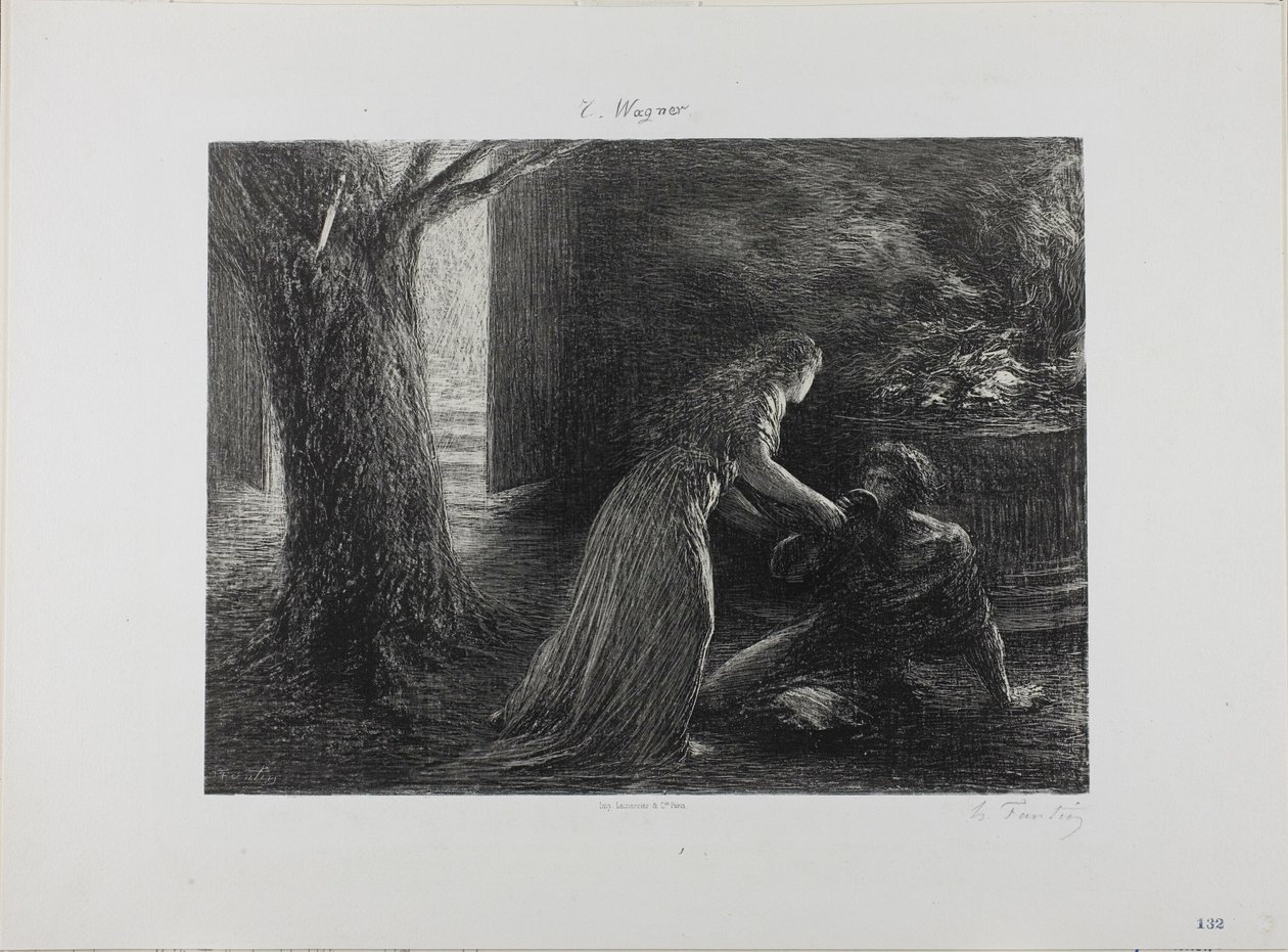 Debut af Valkyrien af Ignace Henri Jean Fantin Latour