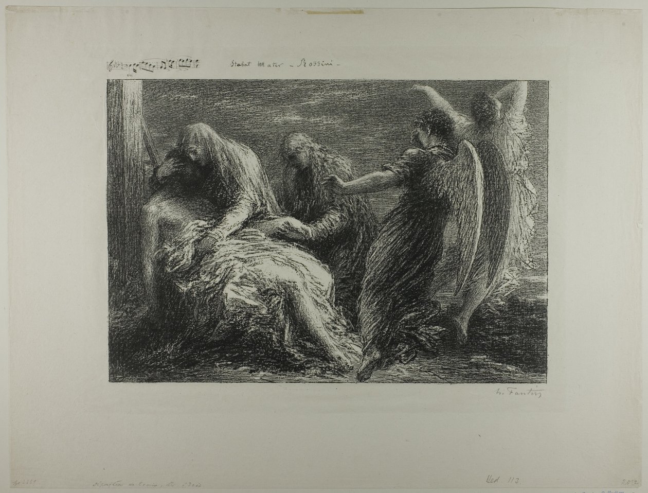 Afsætning fra korset af Ignace Henri Jean Fantin Latour