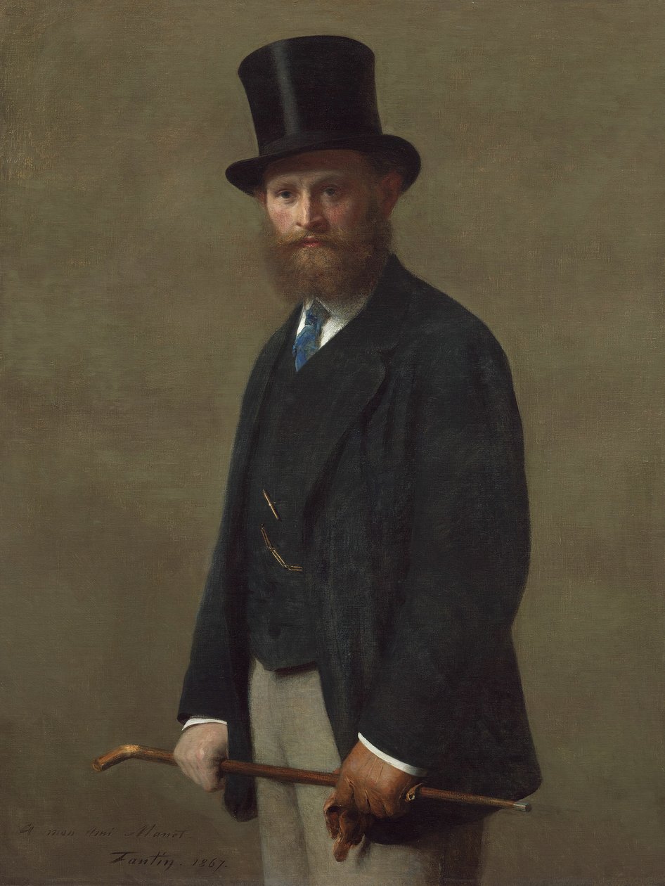 Edouard Manet, 1867. af Ignace Henri Jean Fantin Latour