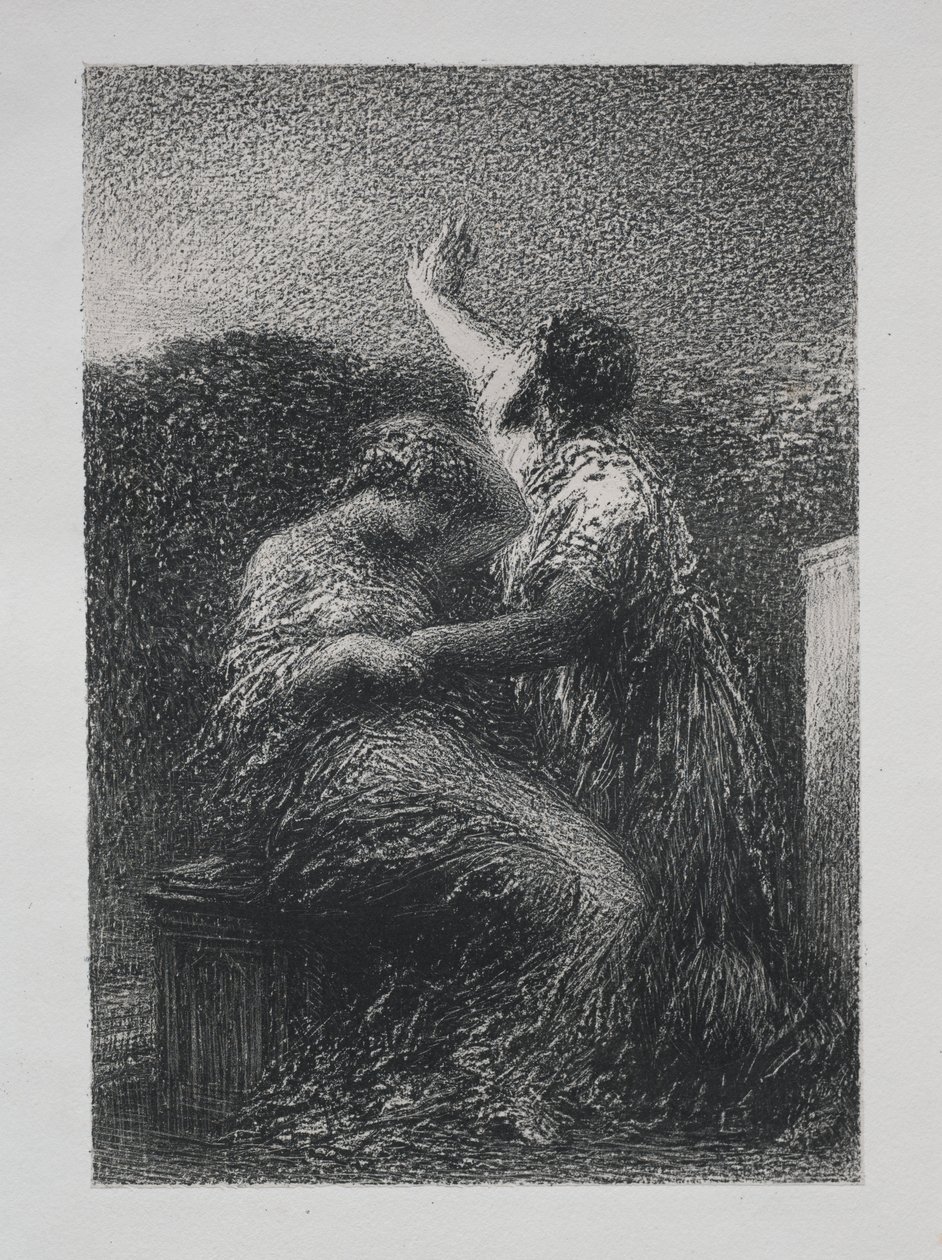 Magikeren Baltajar og Fatime af Ignace Henri Jean Fantin Latour