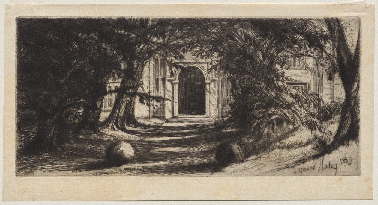 Mytton Hall af Ignace Henri Jean Fantin Latour