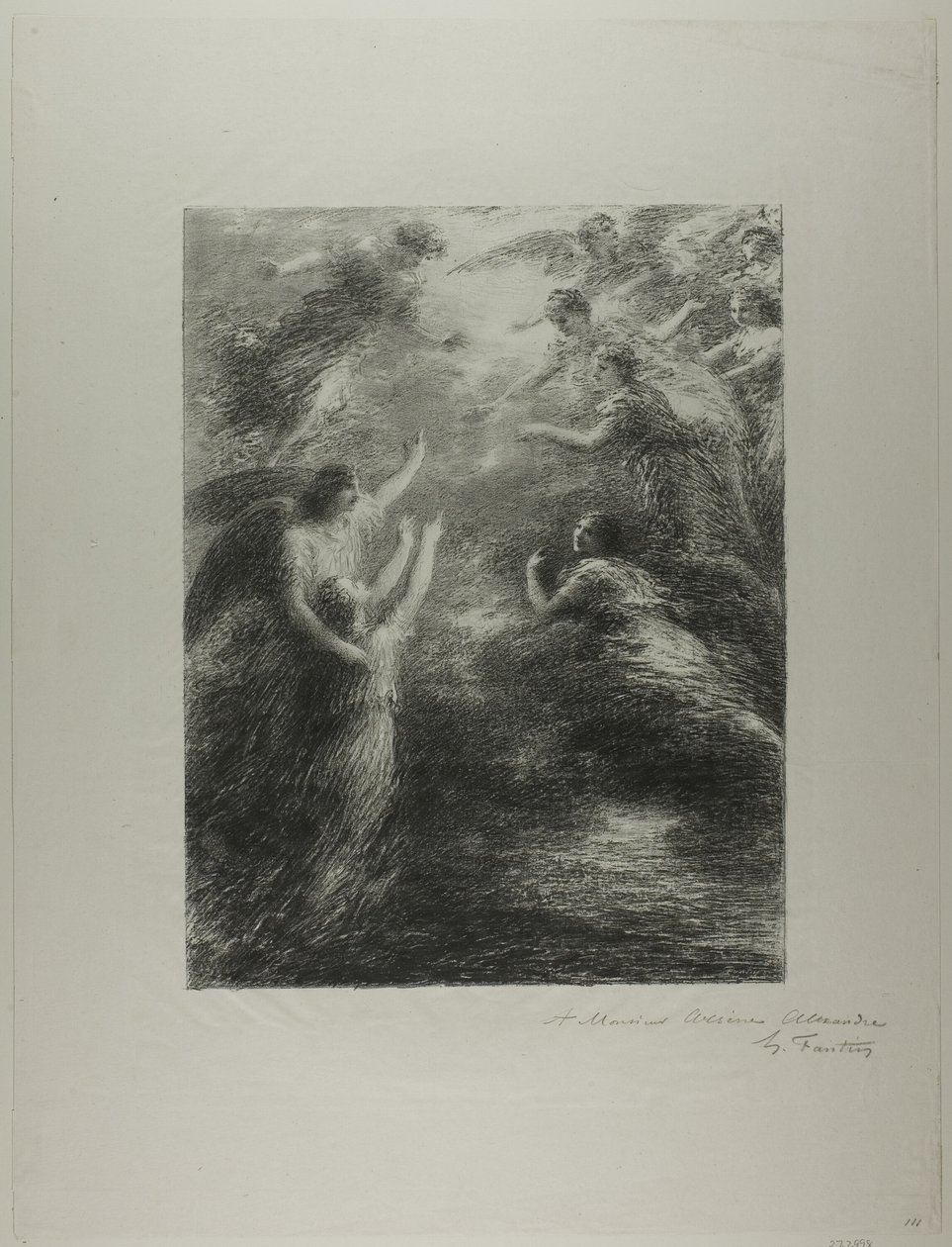 Paradise and the Peri: Finale af Ignace Henri Jean Fantin Latour