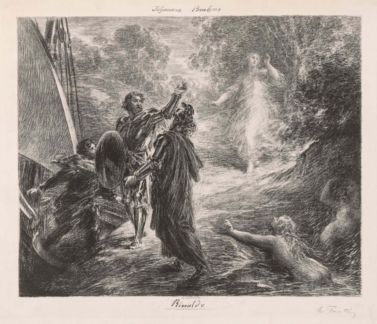 Rinaldo af Ignace Henri Jean Fantin Latour