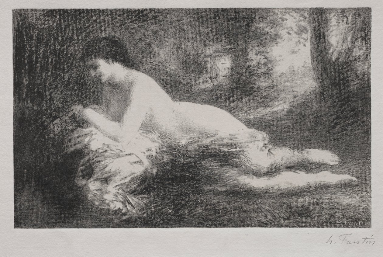 Réverie af Ignace Henri Jean Fantin Latour