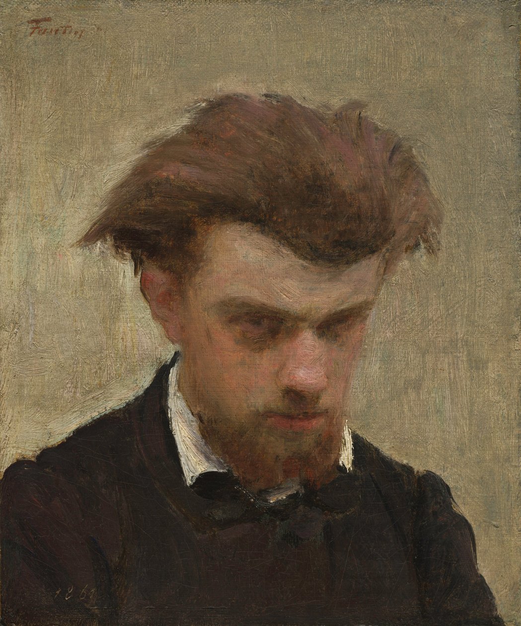 Selvportræt af Ignace Henri Jean Fantin Latour