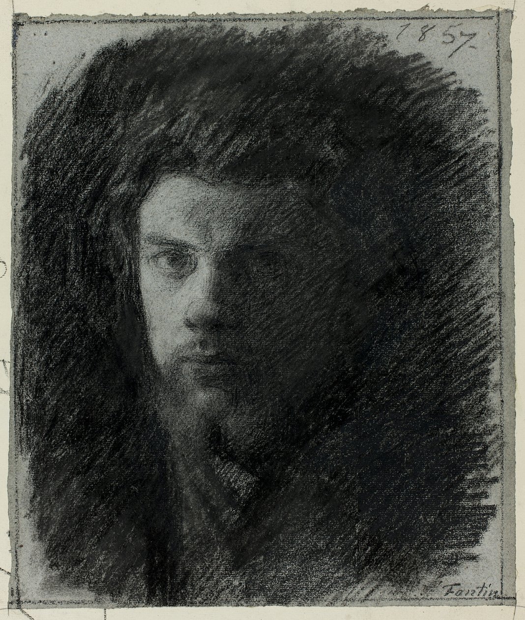 Selvportræt af Ignace Henri Jean Fantin Latour