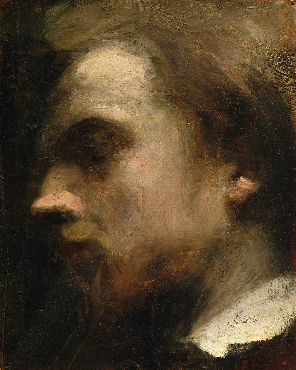 Selvportræt, ca. 1858. af Ignace Henri Jean Fantin Latour