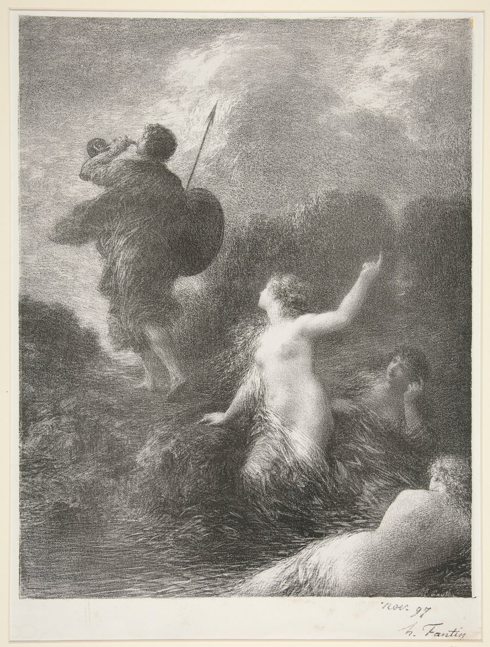 Siegfried og Rhinmøerne af Ignace Henri Jean Fantin Latour