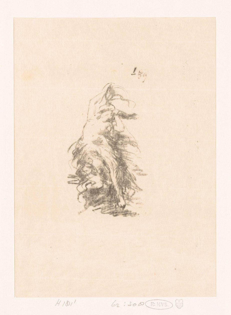 Studie af en dansende kvinde af Ignace Henri Jean Fantin Latour