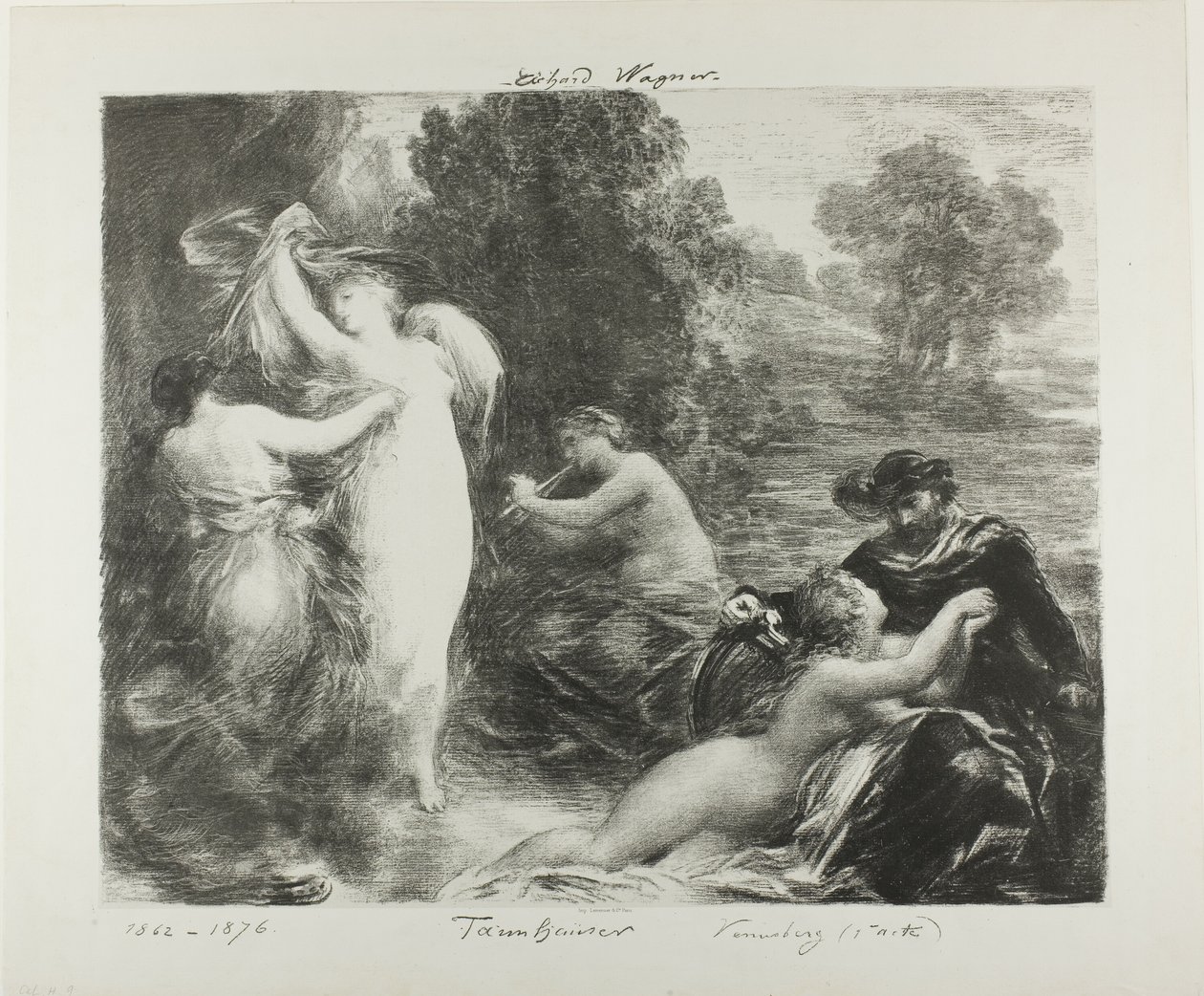 Tannhäuser: Venusberg af Ignace Henri Jean Fantin Latour