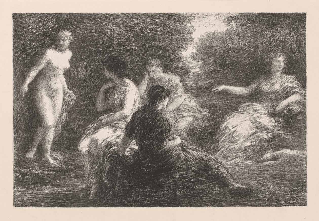 Badegæsterne af Ignace Henri Jean Fantin Latour