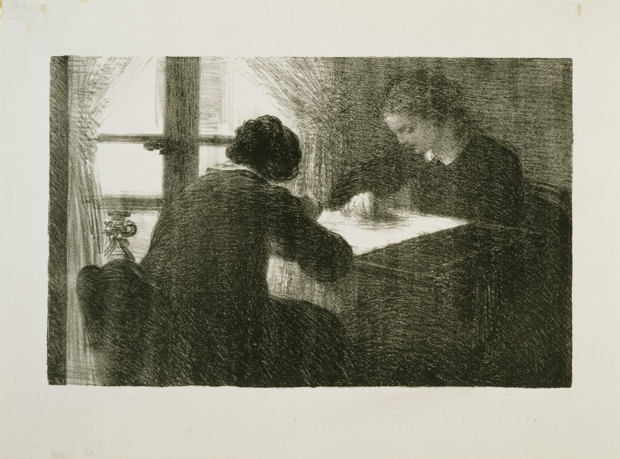 Brodererne, nr. 2 af Ignace Henri Jean Fantin Latour