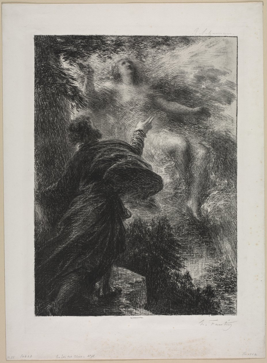 Alpernes fe, 1885. af Ignace Henri Jean Fantin Latour