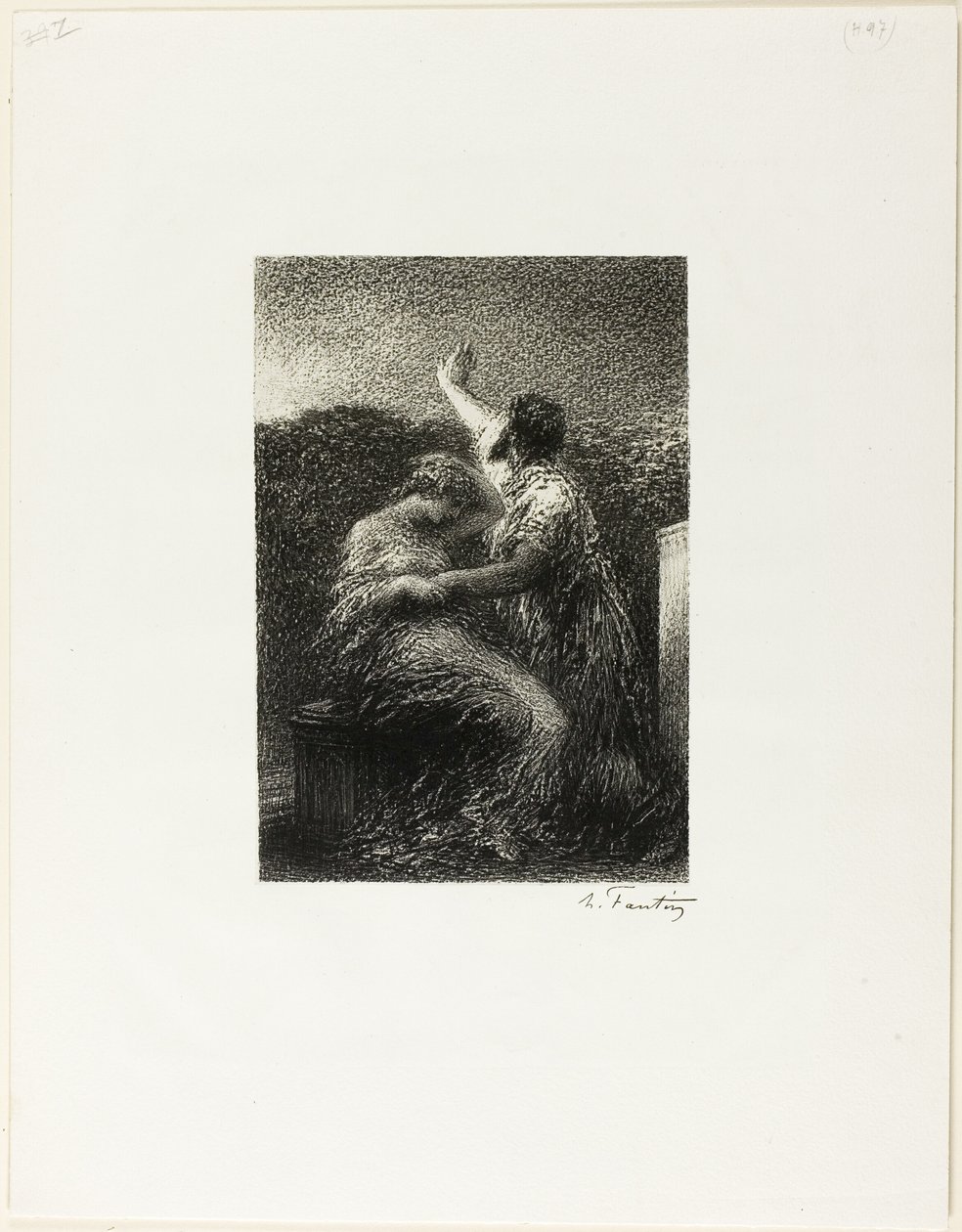 Magus Balthasar og Fatima af Ignace Henri Jean Fantin Latour