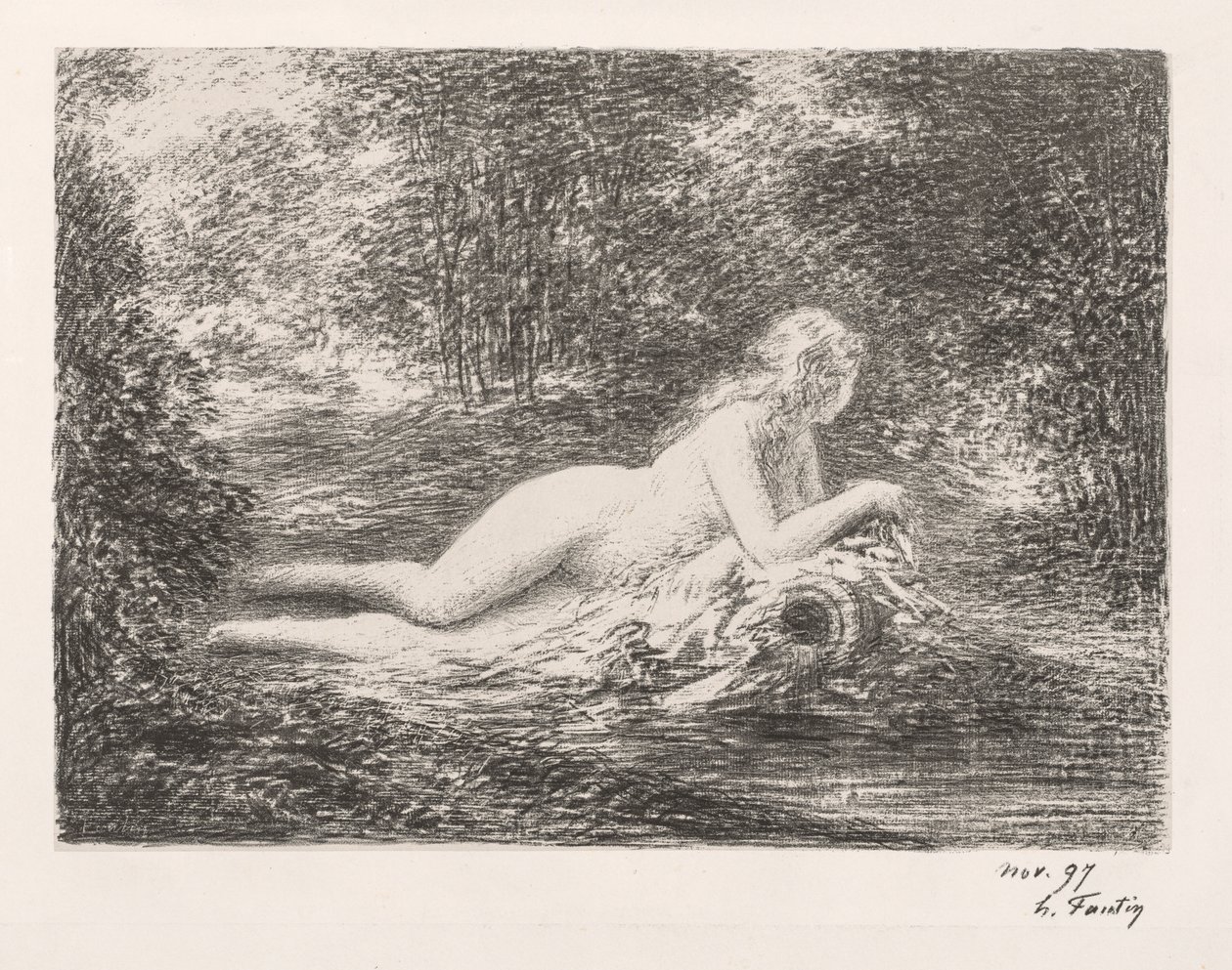 Foråret af Ignace Henri Jean Fantin Latour
